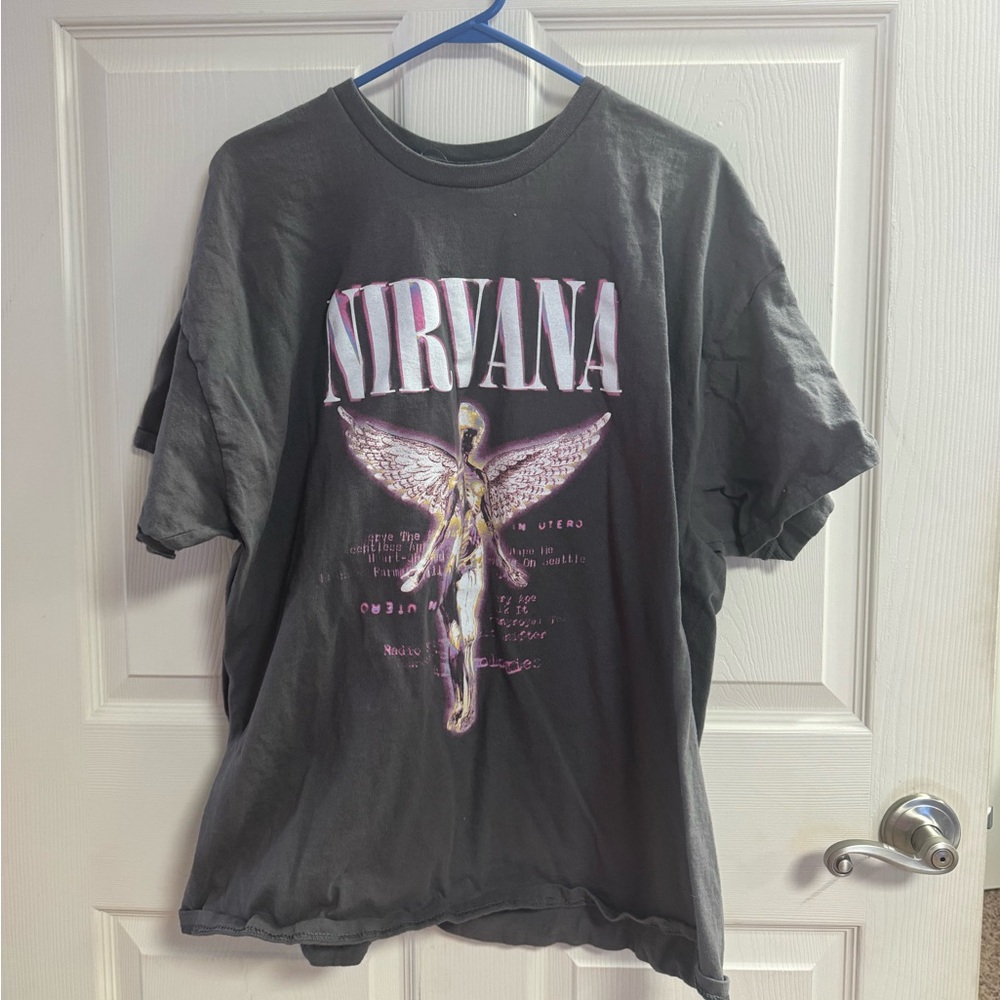 nirvana tshirt